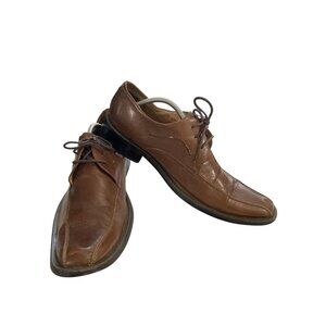 Borgesi  beverly hills collection hand made Men Size 11 Brown Leather Dress Shoe